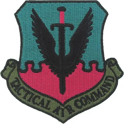 US Military USAF Tactical Air Command Subdued Patch