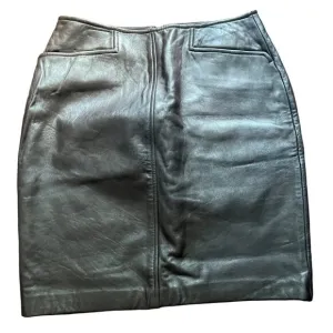 Valerie Stevens New, Zealand, lamb, skin skirt