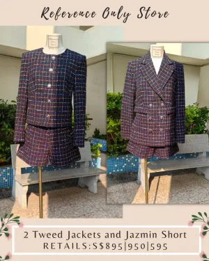VB 2 Tweed Jackets and Jazmin Shorts