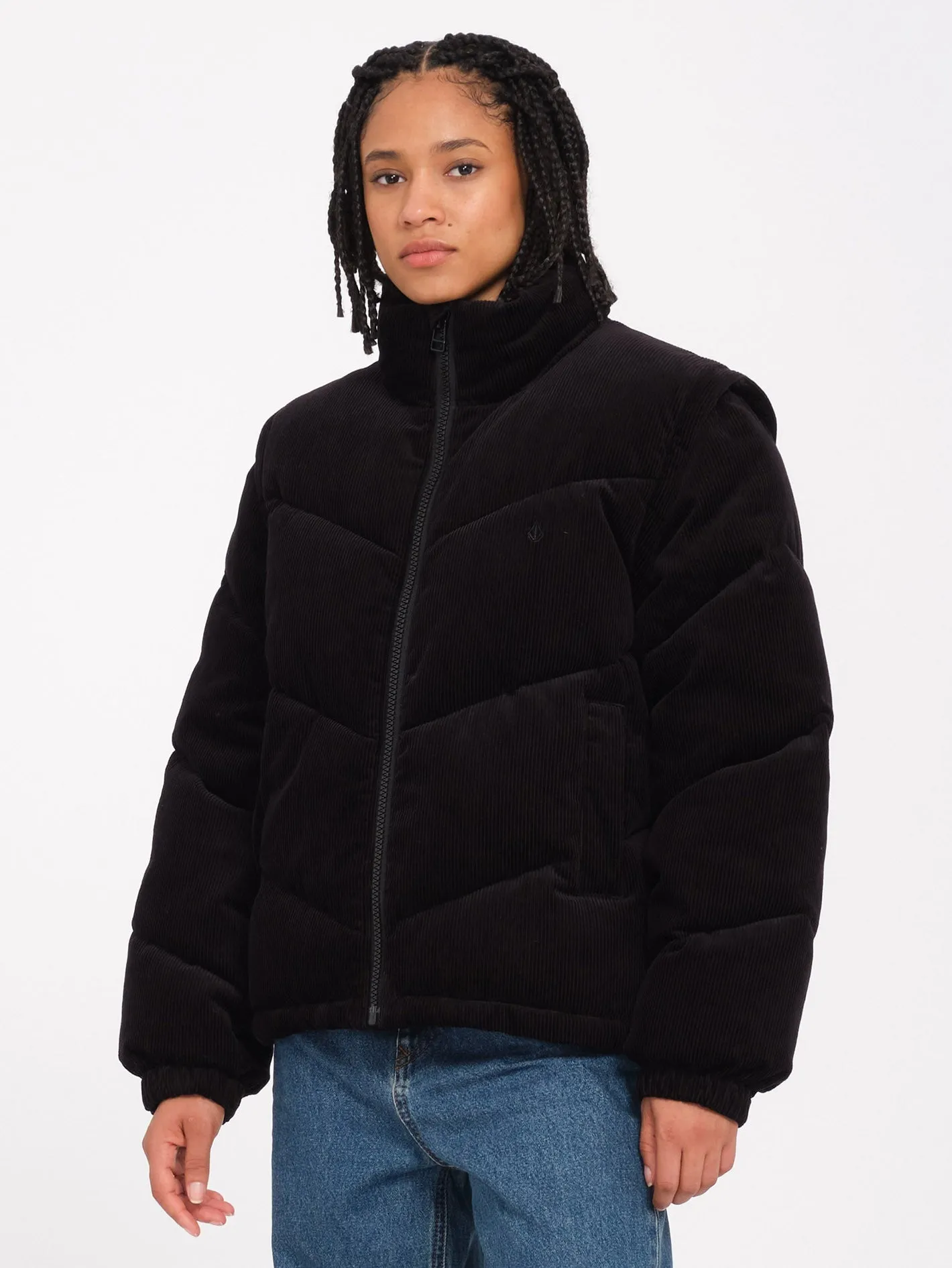 Veste doudoune Cord'N Puff - BLACK