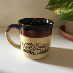 Vintage 1986 Hardee's Rise and Shine Homemade Biscuits Coffee Mug
