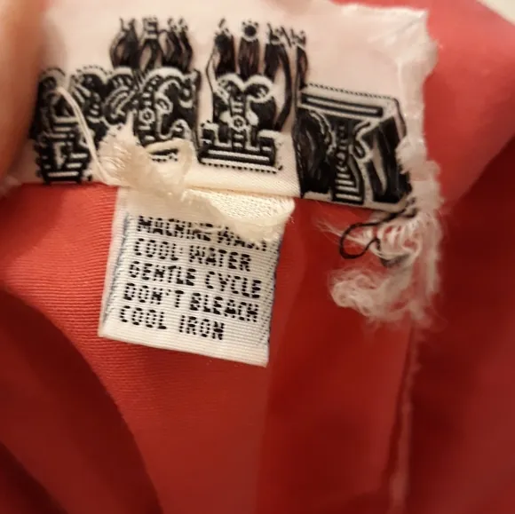 Vintage Act I New York Sleeveless Cutaway Dress Pink with Piping