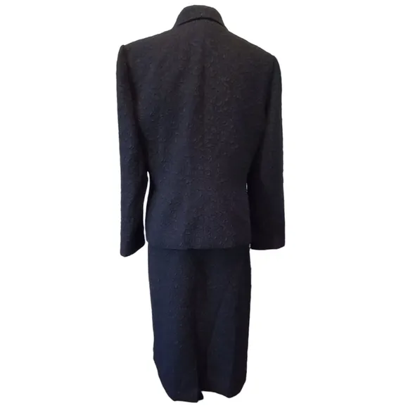 Vintage Brocade Skirt Suit 12P