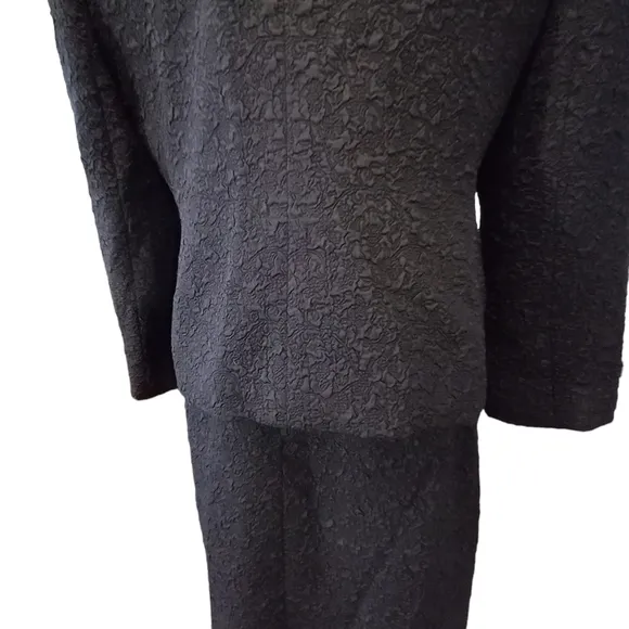 Vintage Brocade Skirt Suit 12P