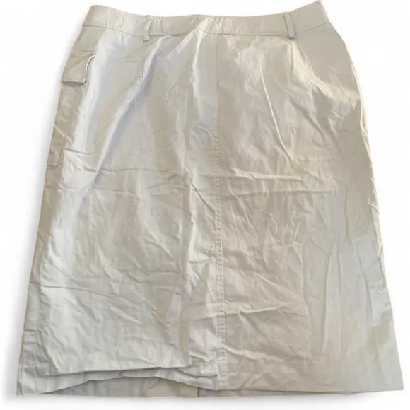 VINTAGE BURBERRY Baby Blue Cargo Midi Skirt