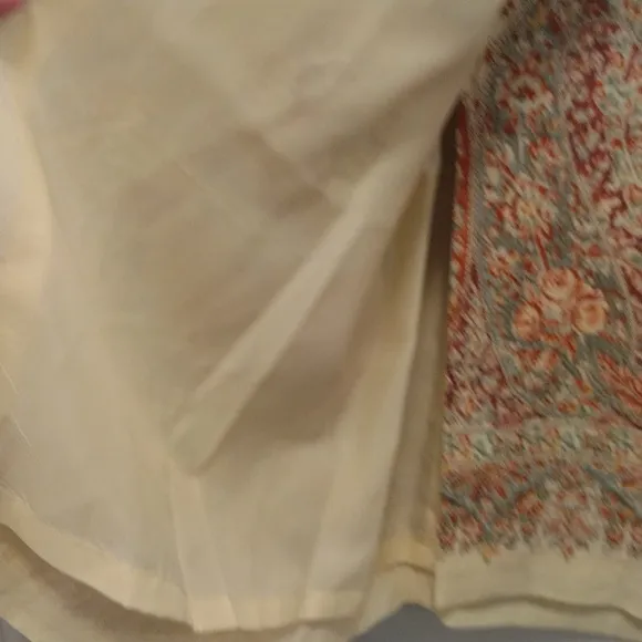 Vintage Country Shop made in the USA earth tone true wrap lined midi skirt