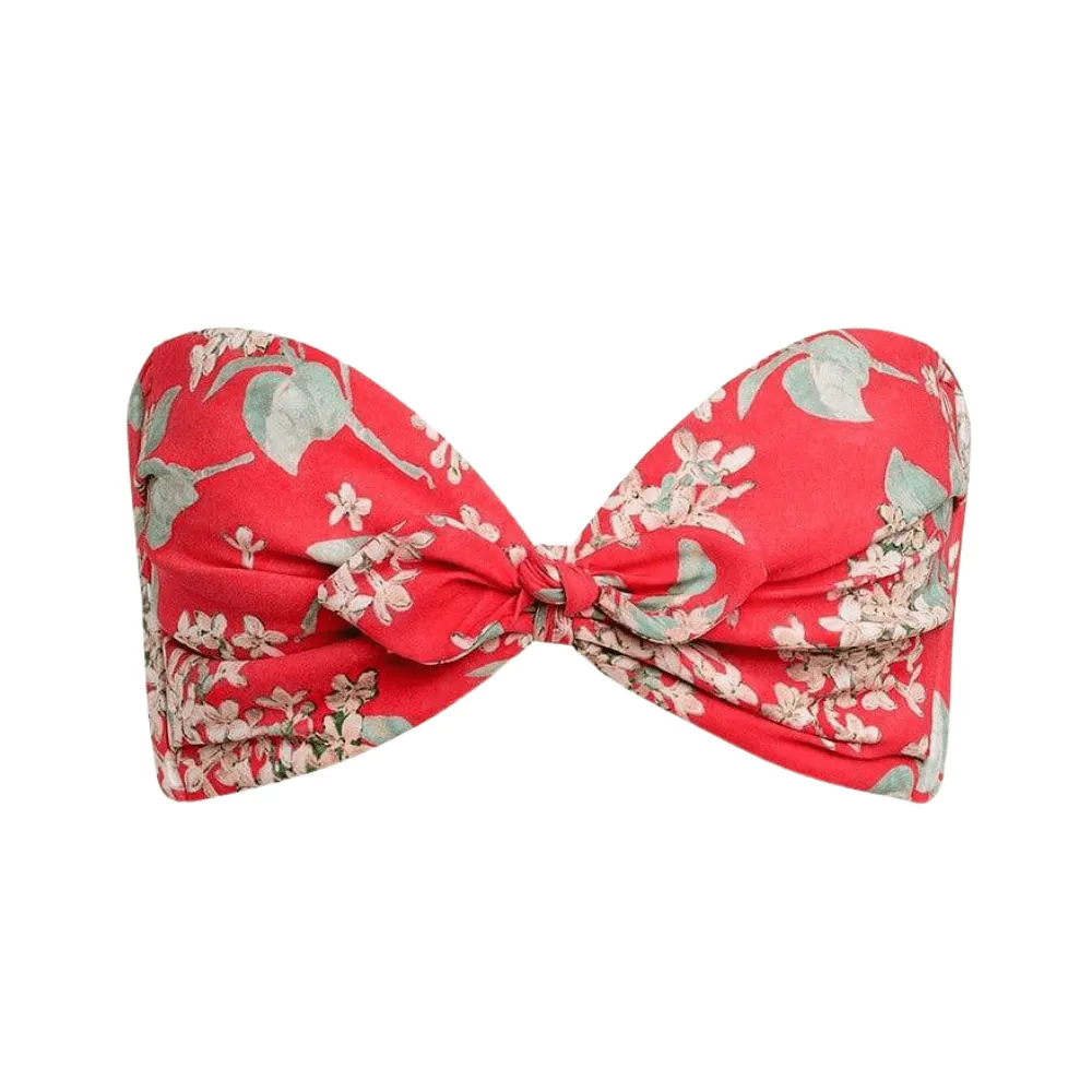 Vintage Floral Cabana (w/ Trim) Bikini Top