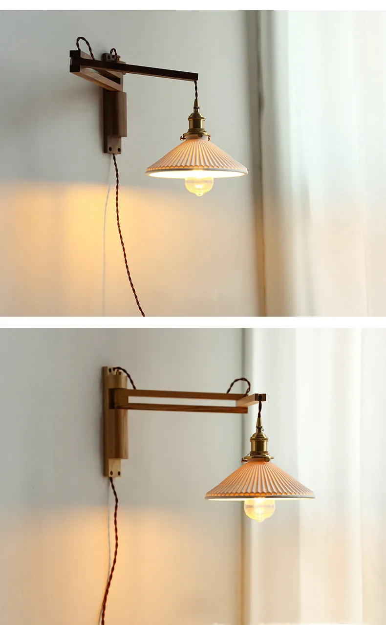 Vintage Folding Wall Lamps