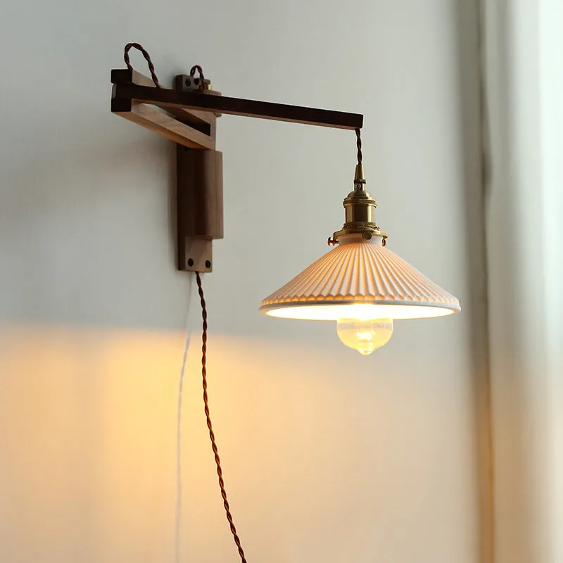 Vintage Folding Wall Lamps