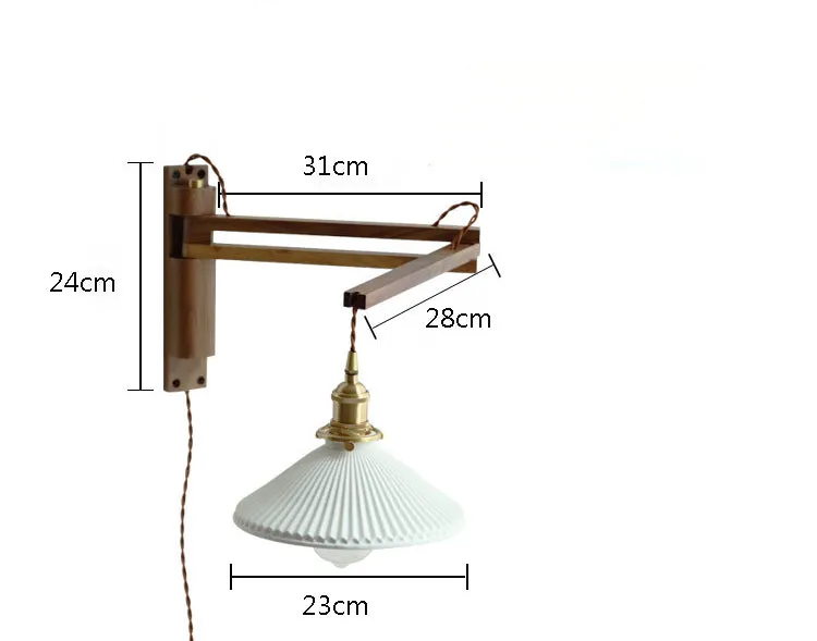 Vintage Folding Wall Lamps