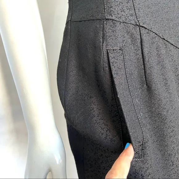 Vintage High Waist Midi Pencil Skirt