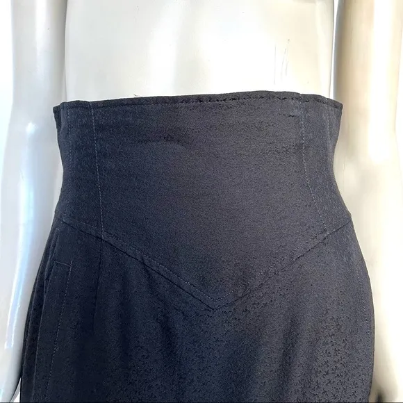 Vintage High Waist Midi Pencil Skirt