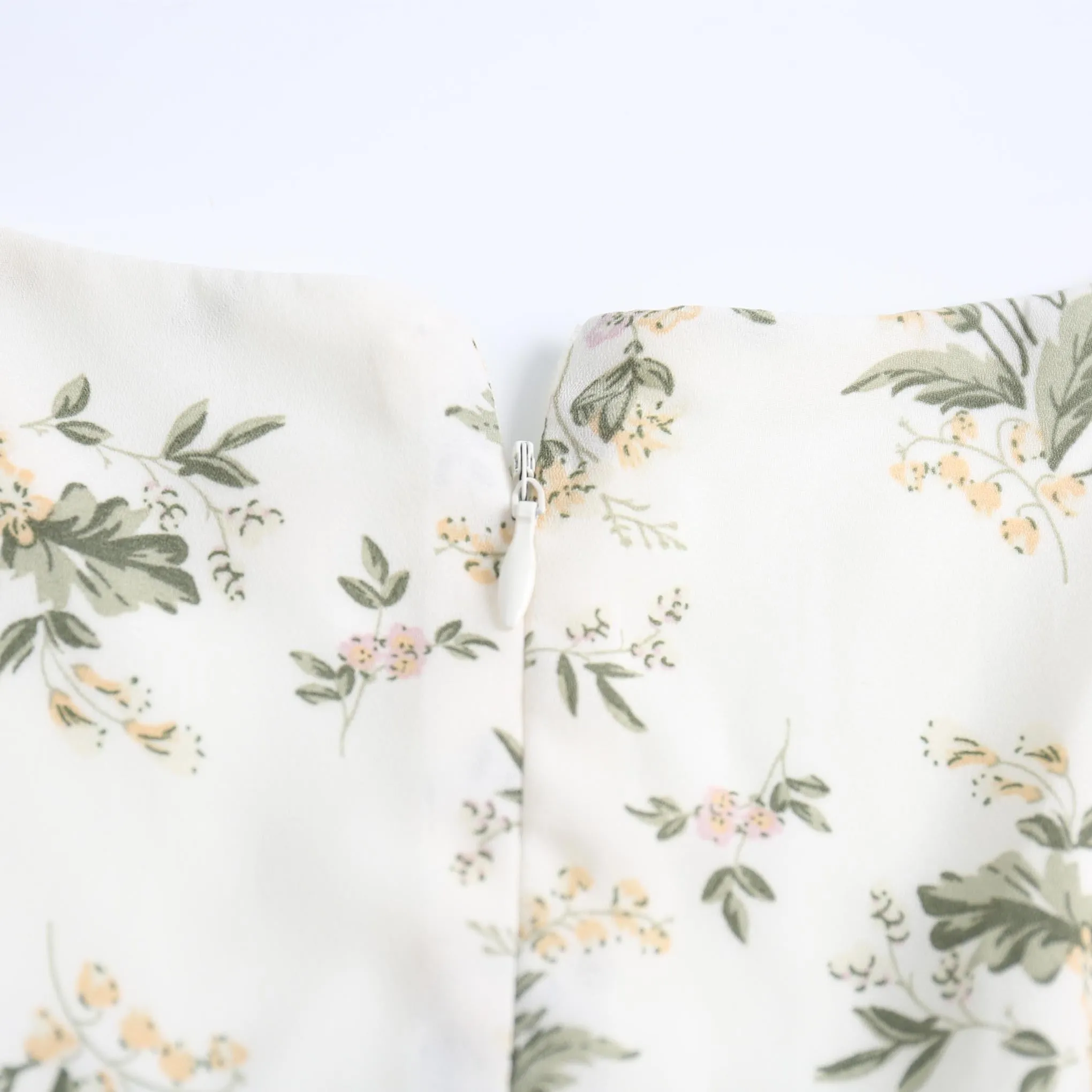 Vintage-Inspired A-Line Dress for Women in Floral Chiffon