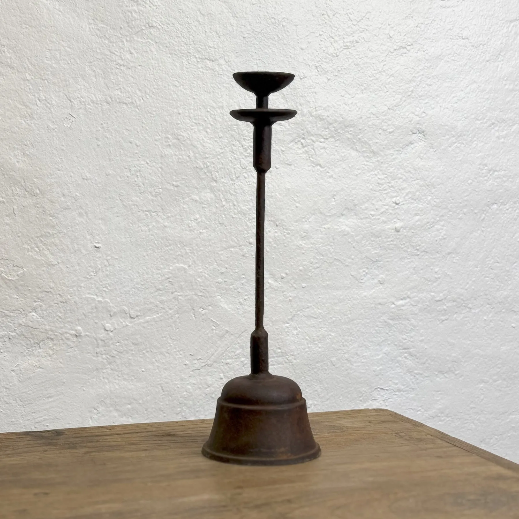 Vintage Iron Oil Lamp
