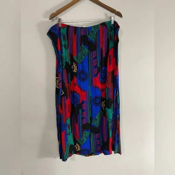 Vintage - Jennifer Lauren - 80s pint midi skirt