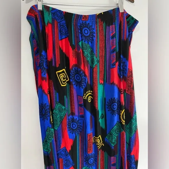 Vintage - Jennifer Lauren - 80s pint midi skirt