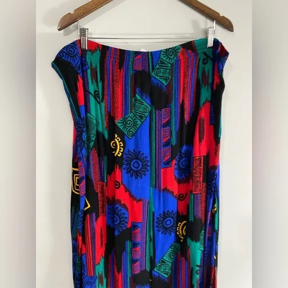 Vintage - Jennifer Lauren - 80s pint midi skirt