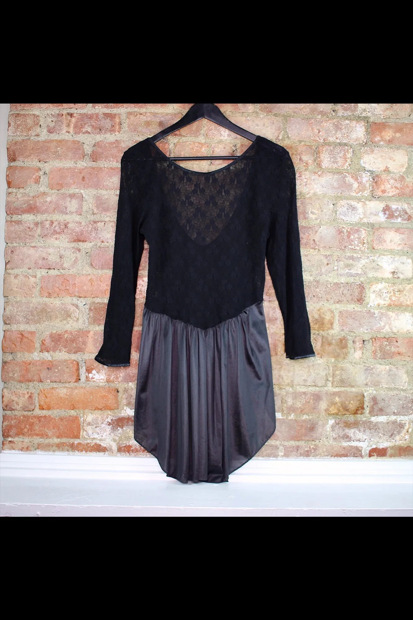 Vintage Lace Skater Dress - Large