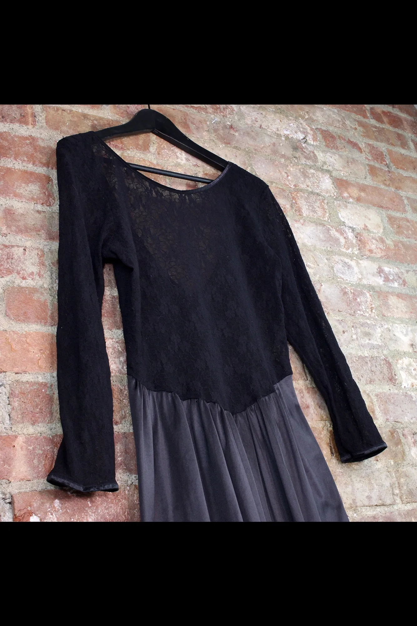 Vintage Lace Skater Dress - Large