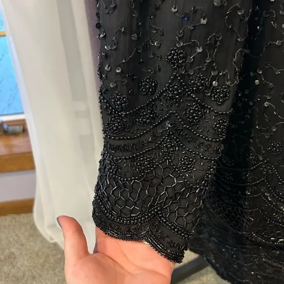 Vintage Laurence Kazar Beaded Dress