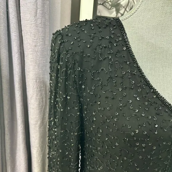 Vintage Laurence Kazar Beaded Dress