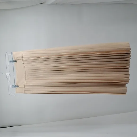 Vintage Linda Allard for Ellen Tracy Pleated Skirt Midi Wrap Closure Detail 6