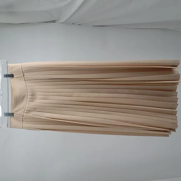 Vintage Linda Allard for Ellen Tracy Pleated Skirt Midi Wrap Closure Detail 6
