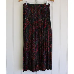 Vintage Miss Sophisticates by Pendleton Floral‎ Midi Skirt Size 8 Made In USA