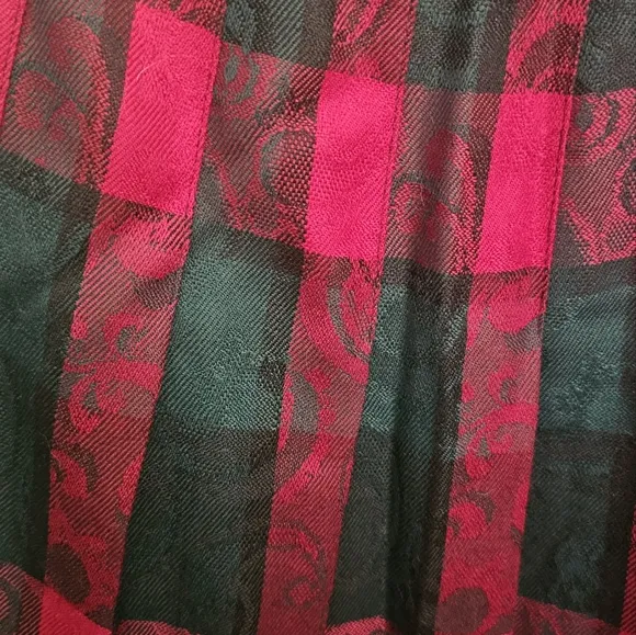 Vintage Pendleton pleated wool midi skirt small