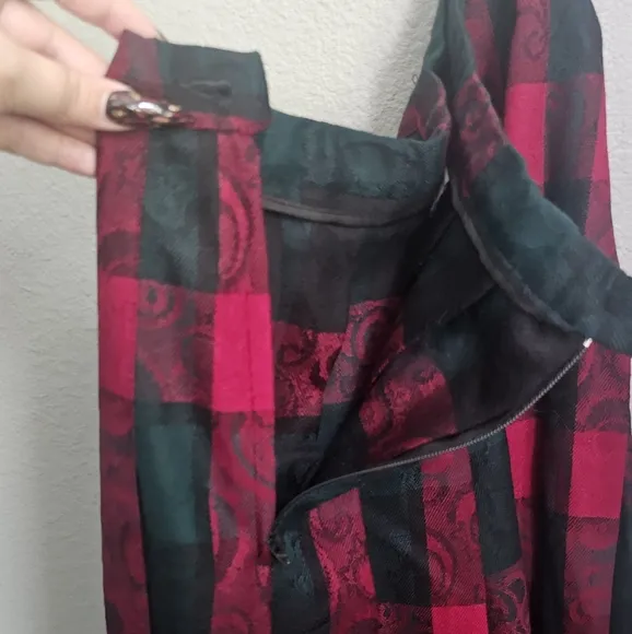 Vintage Pendleton pleated wool midi skirt small