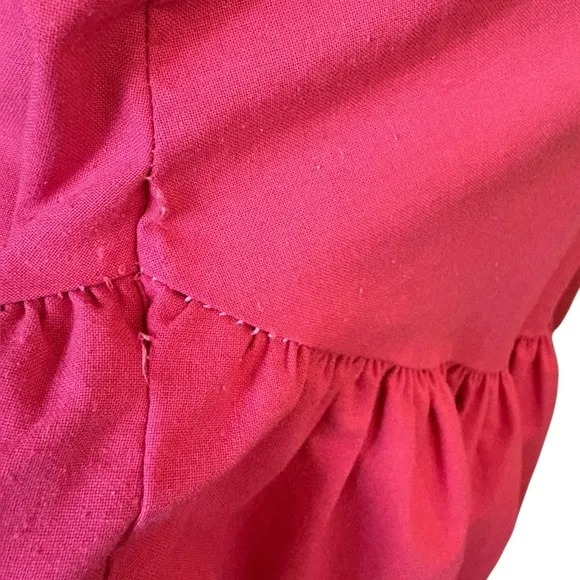 Vintage Pink A-Line Midi Skirt for Cocktail