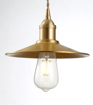Vintage Pleated Pendant Lamp