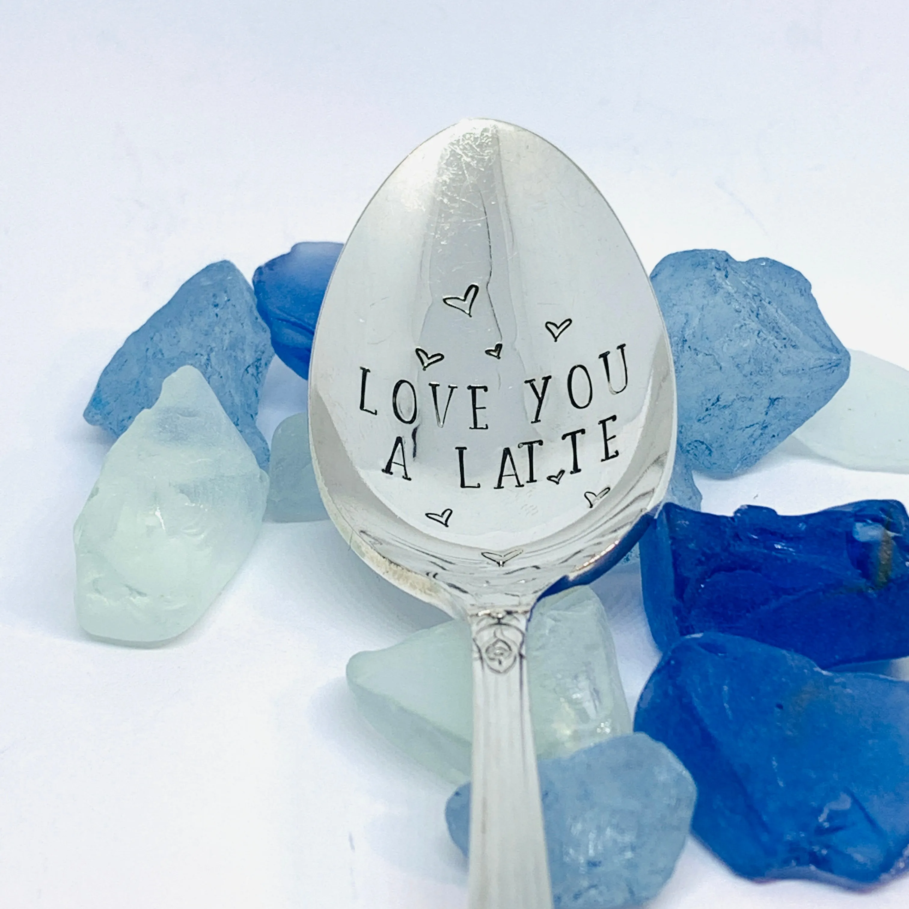 Vintage Silver Plated Hand Stamped Spoon | Novelty
