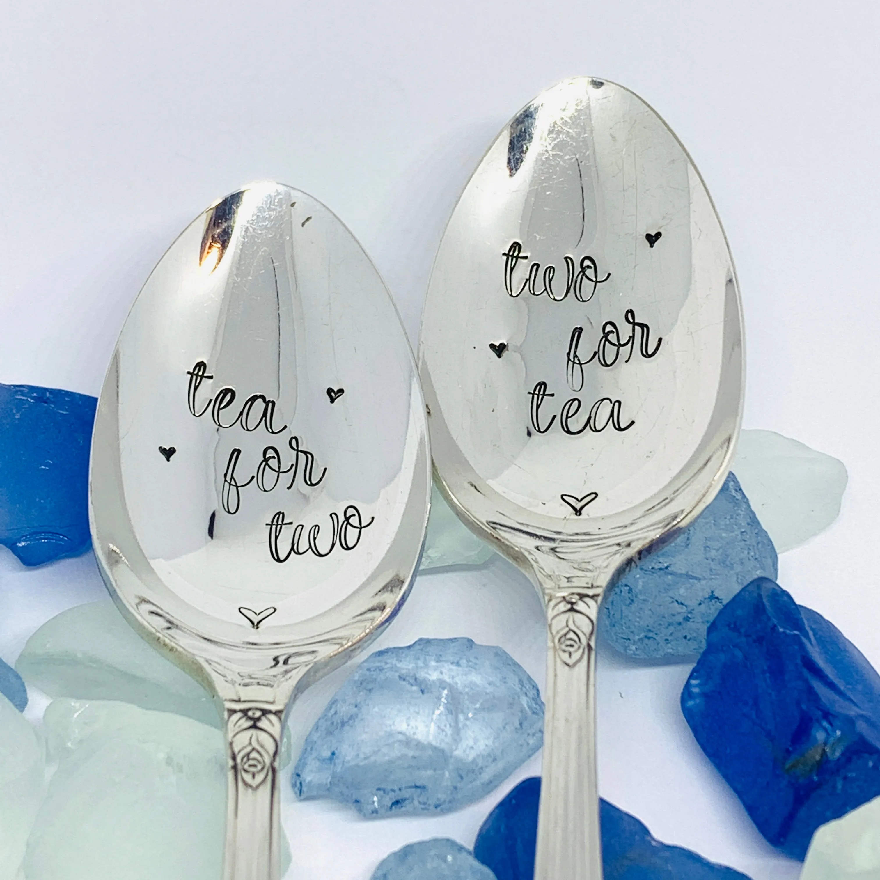 Vintage Silver Plated Hand Stamped Spoon | Novelty