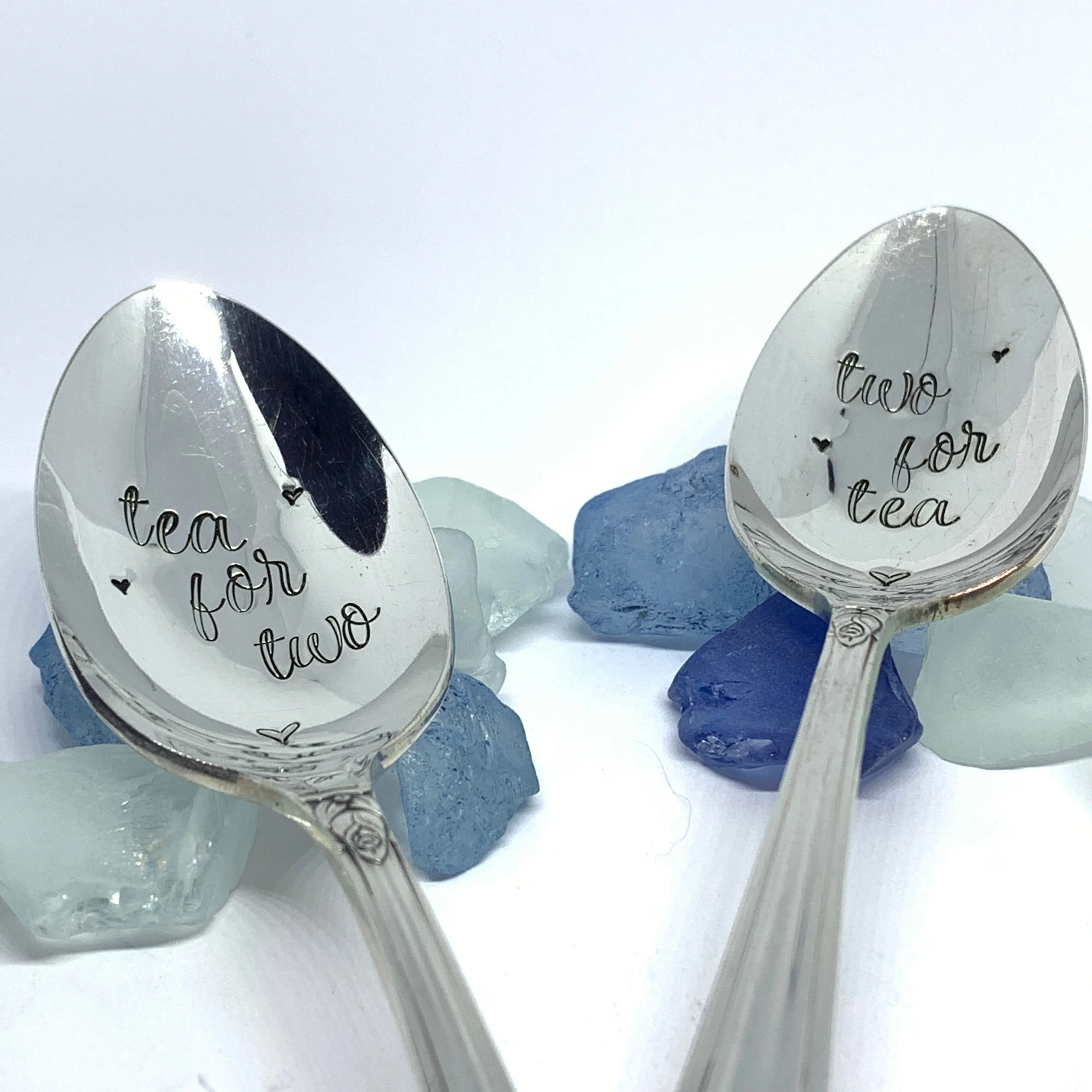 Vintage Silver Plated Hand Stamped Spoon | Novelty