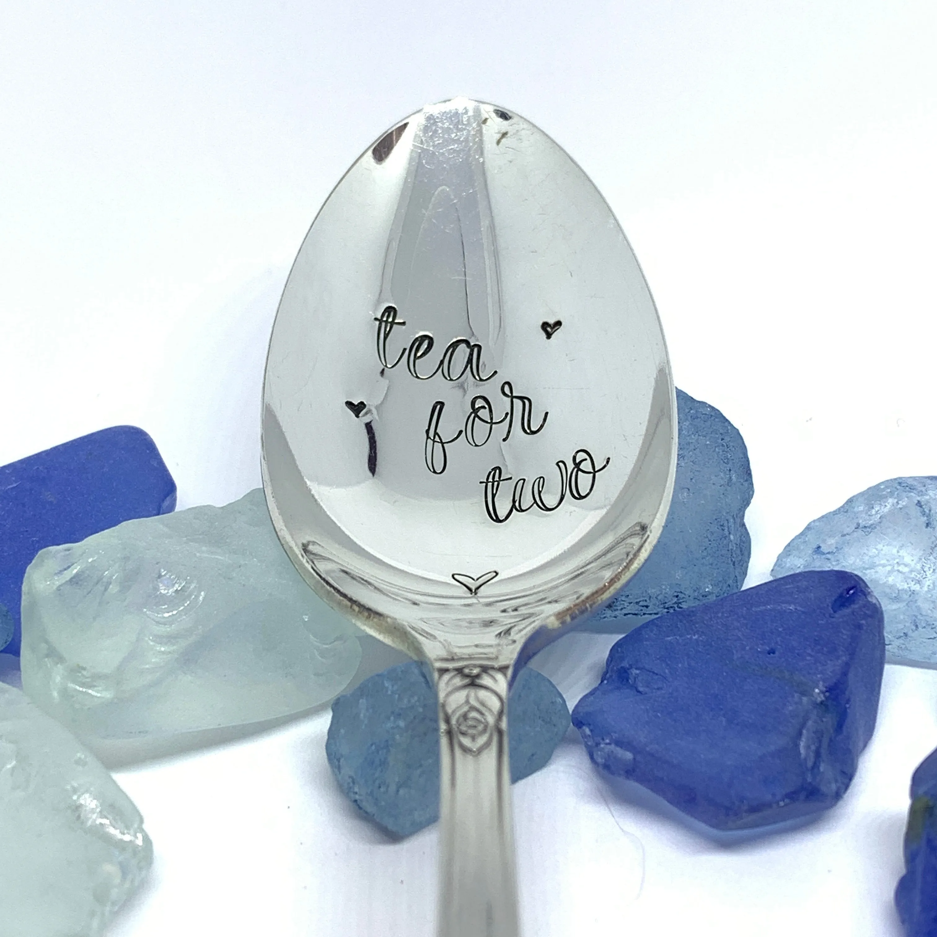 Vintage Silver Plated Hand Stamped Spoon | Novelty