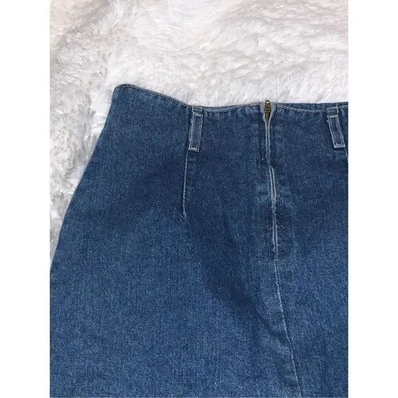 Vintage St John’s Bay Denim Midi Maxi Skirt Size 12