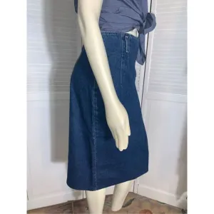 Vintage St John’s Bay Denim Midi Maxi Skirt Size 12