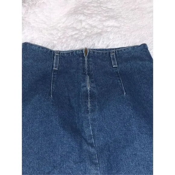 Vintage St John’s Bay Denim Midi Maxi Skirt Size 12