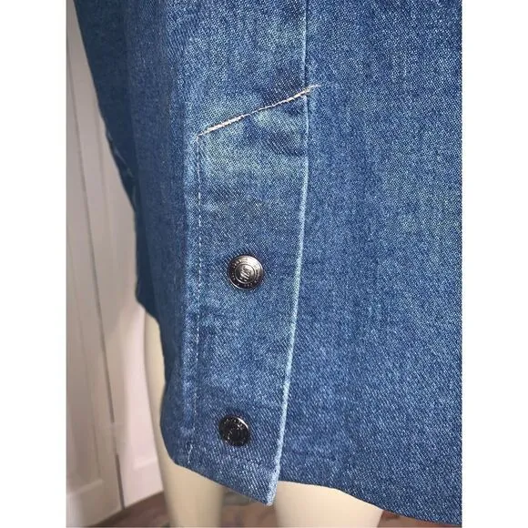 Vintage St John’s Bay Denim Midi Maxi Skirt Size 12