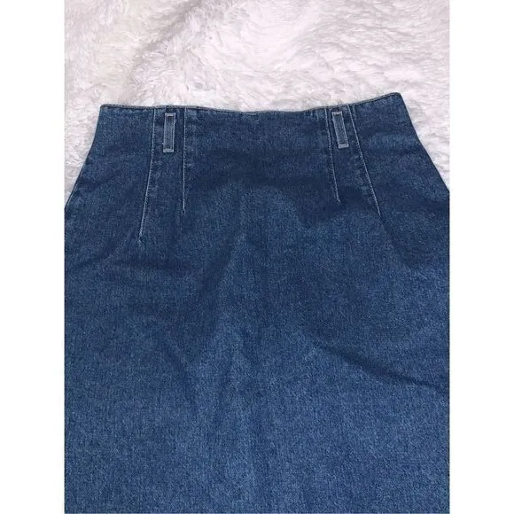 Vintage St John’s Bay Denim Midi Maxi Skirt Size 12