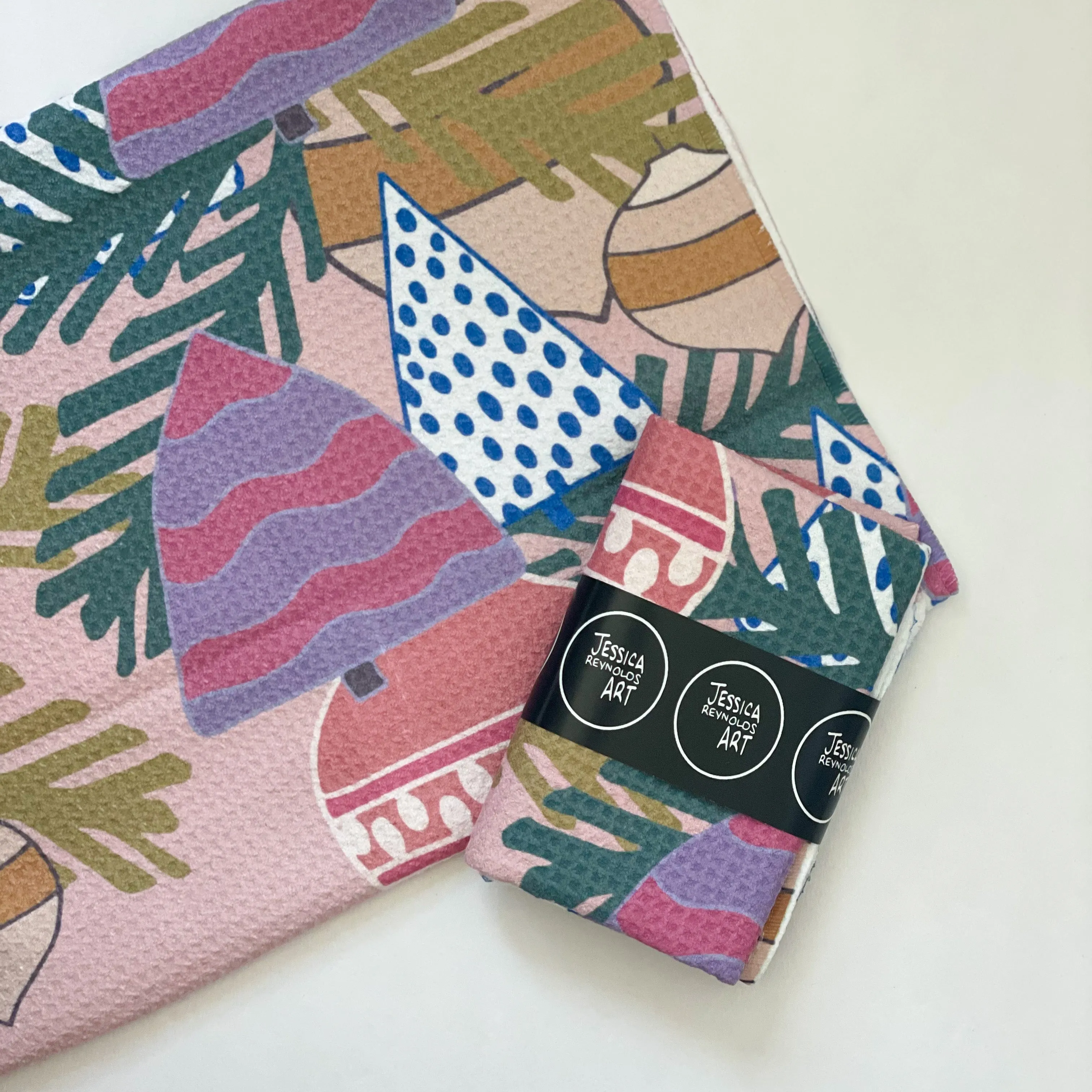 Vintage Trees Tea Towel