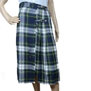 Vintage Westaway &amp; Westaway Plaid 100% Wool Pleated Plaid Midi Skirt Size UK 12