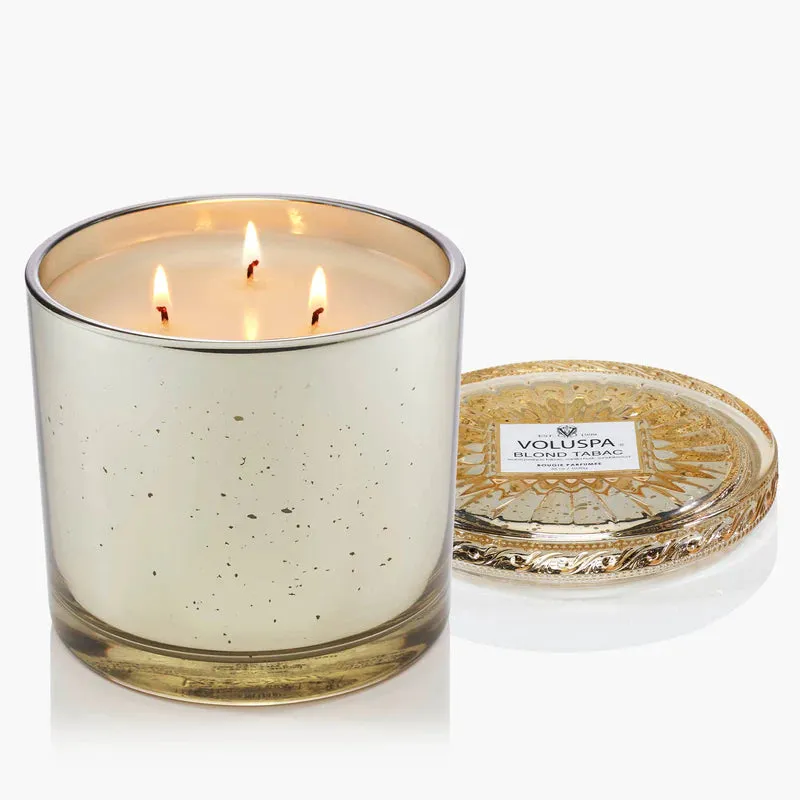 Voluspa Blond Tabac 3 Wick Maison Candle ~36oz