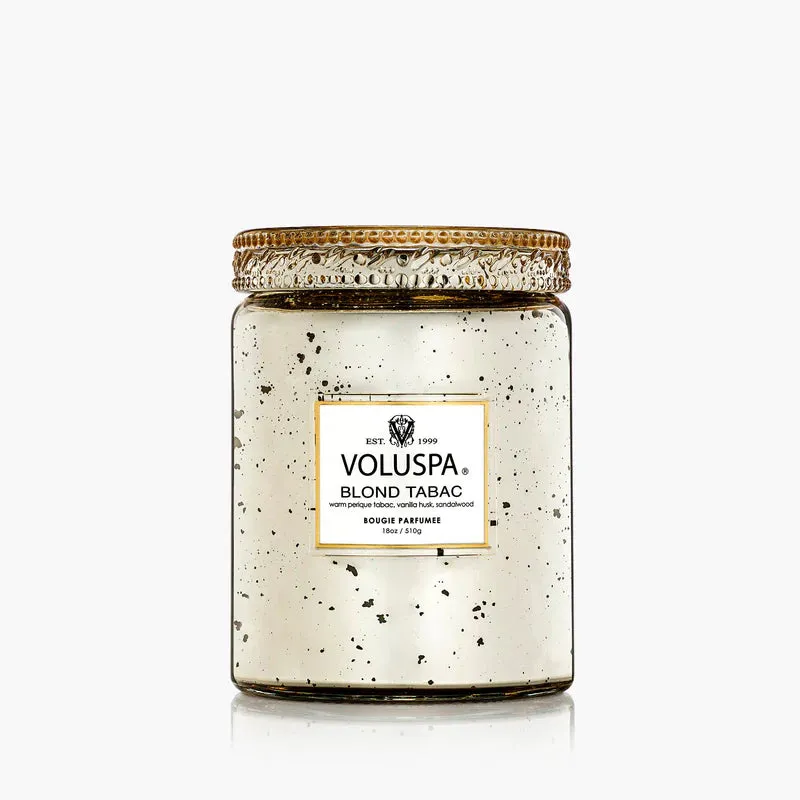 Voluspa Blond Tabac Large Jar Candle ~ 18oz