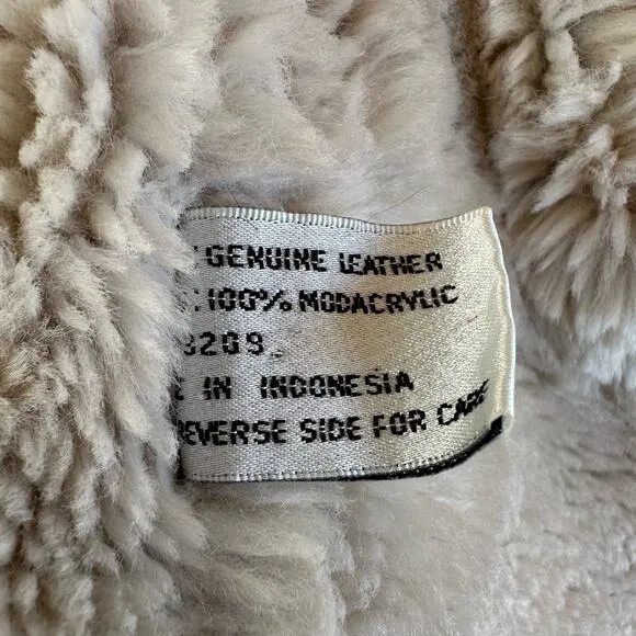 VTG J Percy For Marvin Richards Leather Suede Coat Womens L Pennylane Faux Fur
