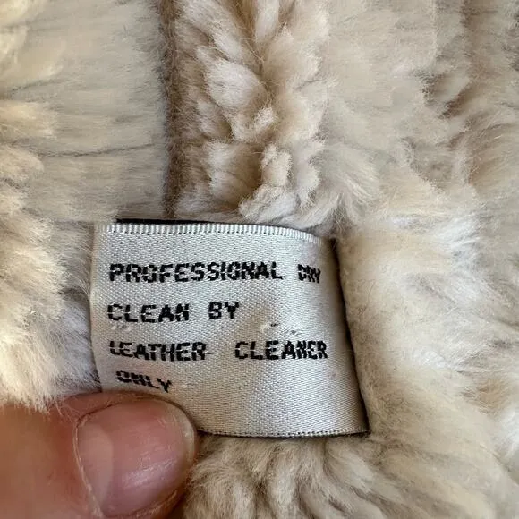 VTG J Percy For Marvin Richards Leather Suede Coat Womens L Pennylane Faux Fur