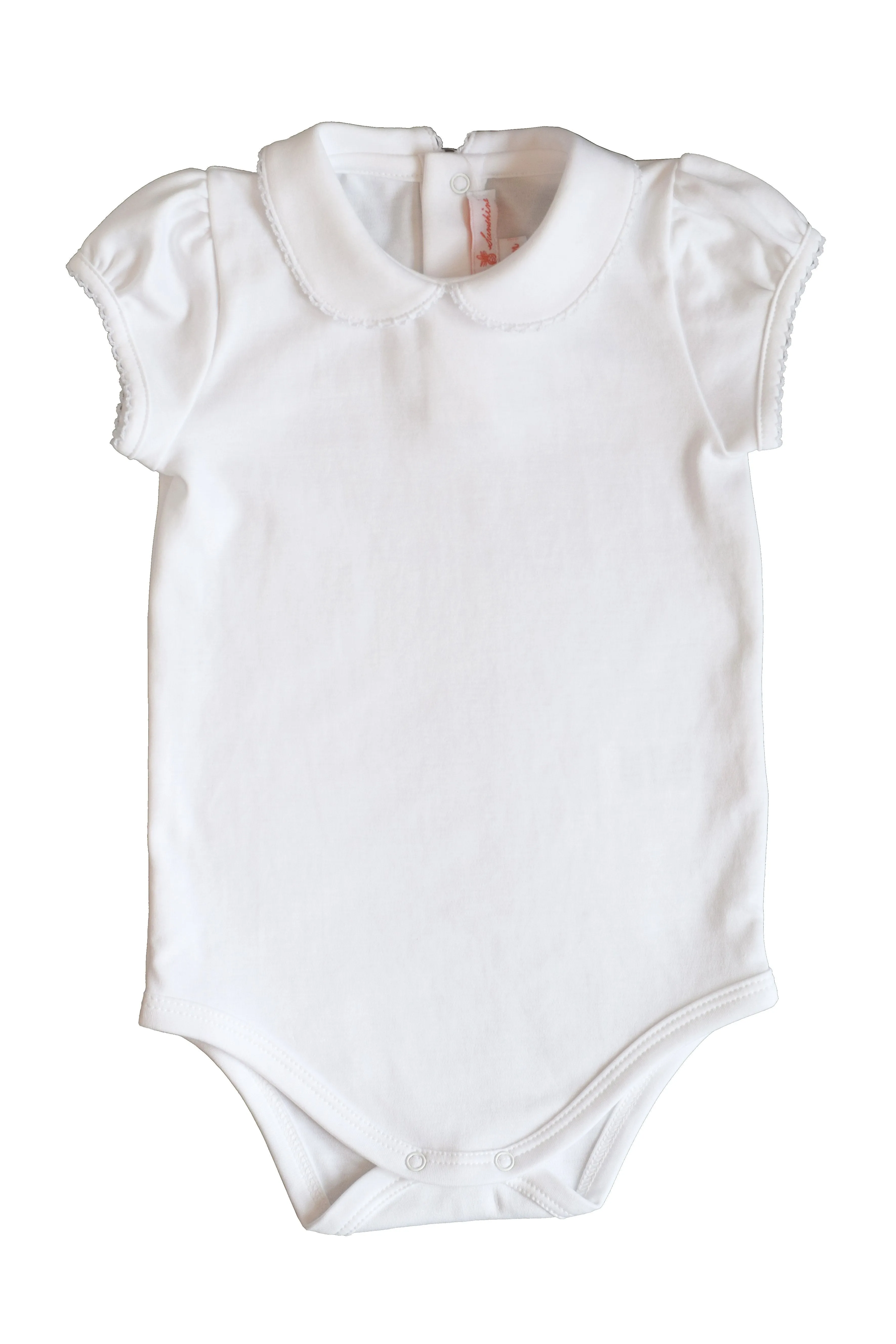 White Puff Sleeve Onesie