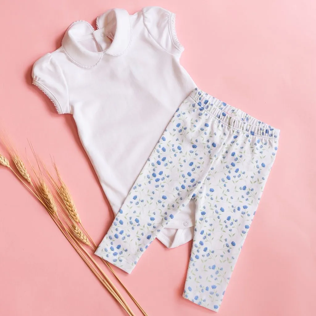 White Puff Sleeve Onesie