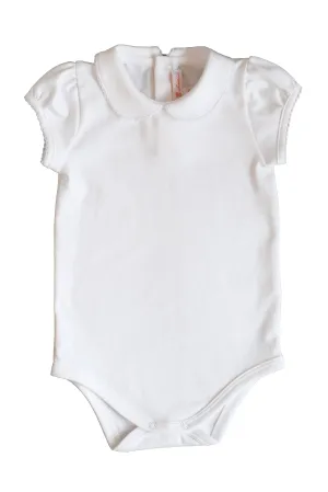 White Puff Sleeve Onesie